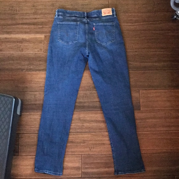 Levi’s Mid Rise Skinny Straight Leg Stretch Jeans - Picture 3 of 6